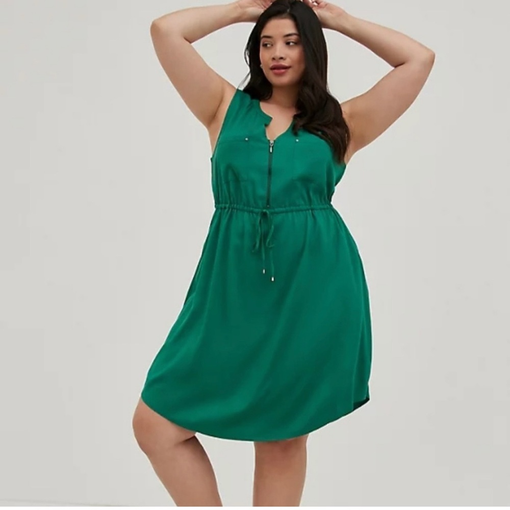 NWT Green Sleeveless Dress